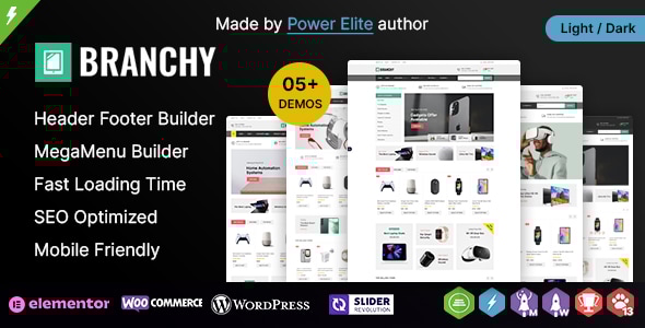 Branchy WP - Elementor Multi-purpose WooCommerce Responsive Theme Logo