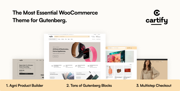 Cartify - WooCommerce Gutenberg WordPress Theme Logo
