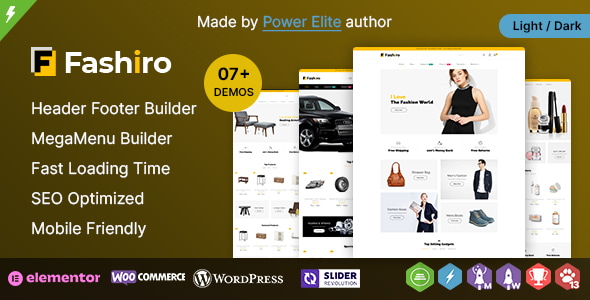 Fashiro WP - Multipurpose Elementor WooCommerce Theme Logo