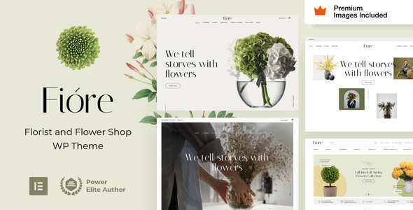 Fiore - Flower Shop Florist Ecommerce WordPress Theme Logo